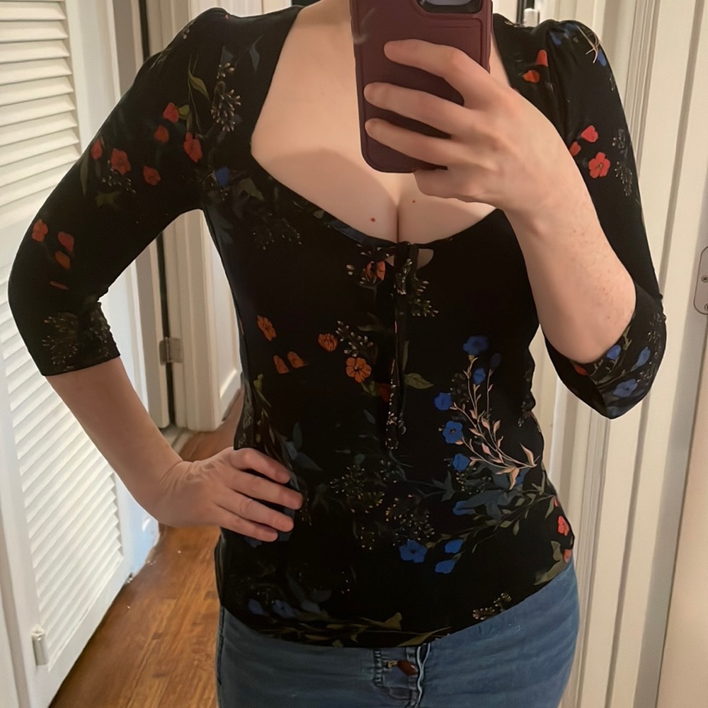 Free People floral top